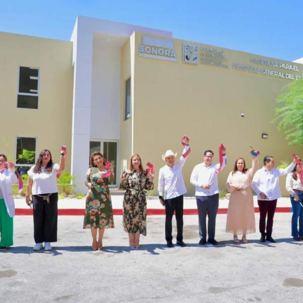 Gobernador Durazo cumple a sonorenses con inauguración de albergue para Familiares de Pacientes del Hospital General de Especialidades